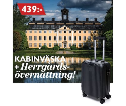 Kabinväska med Herrgårdsövernattning för två