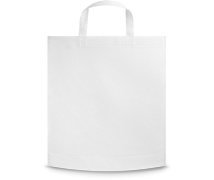 Kasse Non-Woven, korta handtag