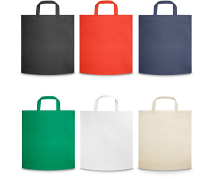 Kasse Non-Woven, korta handtag