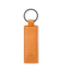 Nyckelring återvunnet läder rectangular