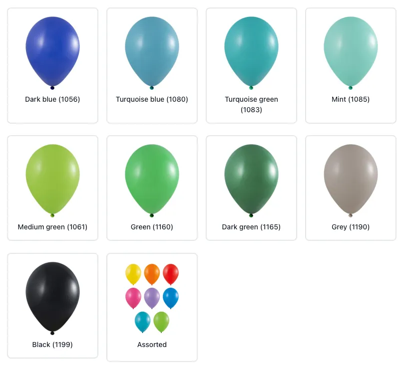 Ballonger med fototryck CMYK