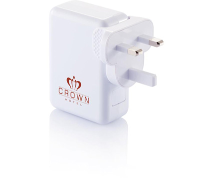 Reseadapter fyra USB-portar