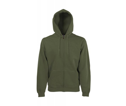 FRUIT Hooded Sweatshirt Zip