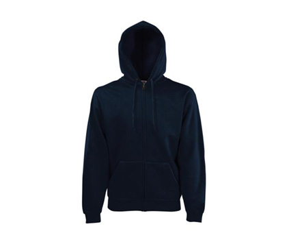 FRUIT Hooded Sweatshirt Zip