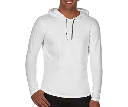 Anvil Sleeve Hooded Tee