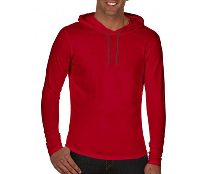 Anvil Sleeve Hooded Tee