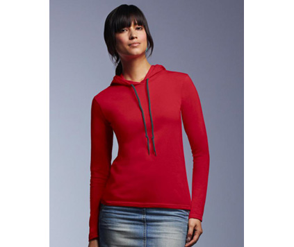 Anvil Sleeve Hooded Tee