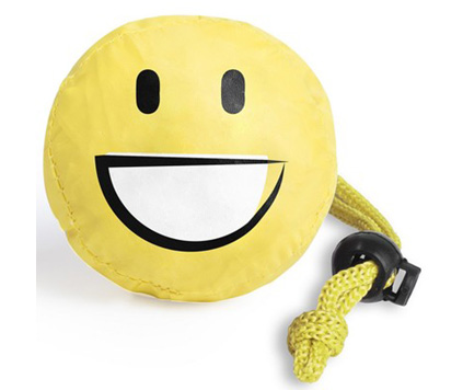 Vikbar väska Smiley