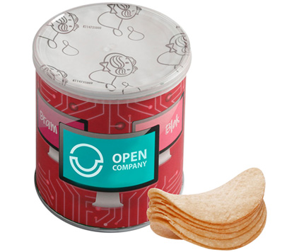 Pringles-chips med tryck för både stora som små. | Parnass