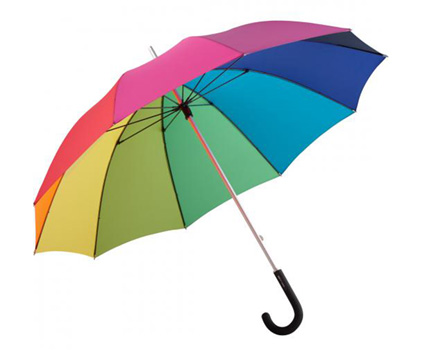 Midsize umbrella ALU light10 Colori