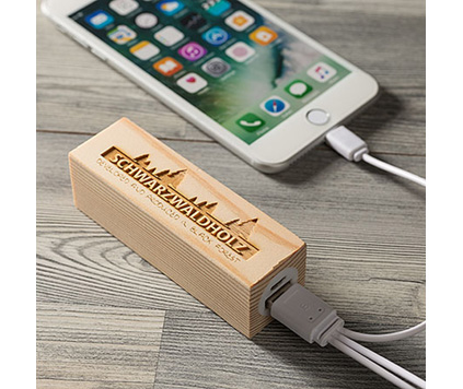 Powerbank Pine Square