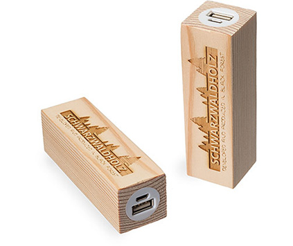 Powerbank Pine Square