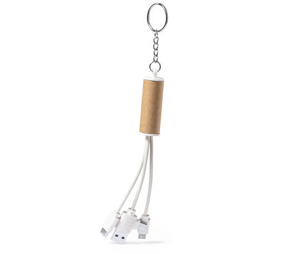 Nyckelringskabel Recycle - 4 i 1