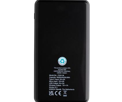 Trådlös powerbank med återvunnen RCS plast
