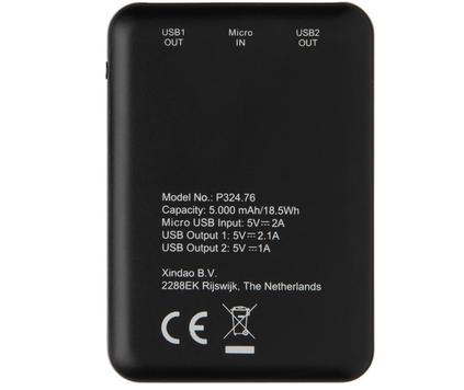 High Density 5.000 mAh powerbank i fickformat