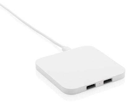 10W trådlös laddare med USB portar