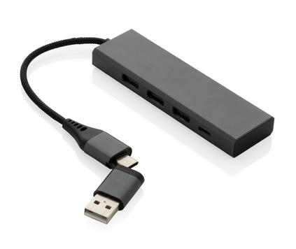 Hub med 3 USB portar, återvunnen
