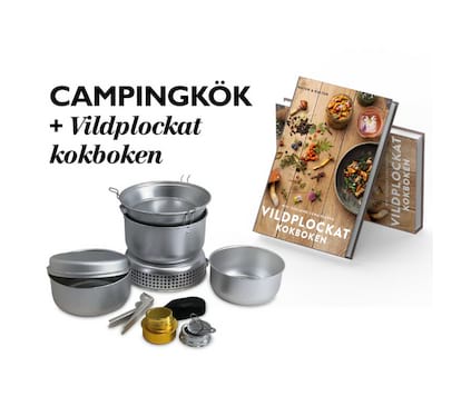 Campingkök + vildplockat kokboken