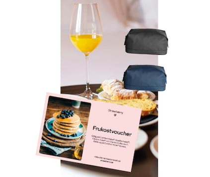 Hotellfrukost för 2 + Necessär