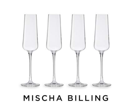 Mischa Billings Champagneglas 4-pack och vinöppnare