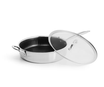 TRAKTÖRPANNA NONSTICK MED  LOCK FRÅN JERNVERKET
