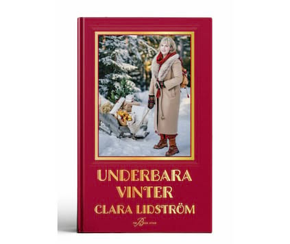 Ullpläd med Underbara Claras vinterbok