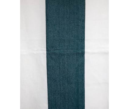 Hamamhandduk I återvunnen material - blå rand inklusive totebag