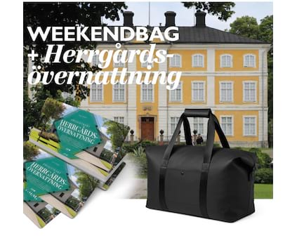 Weekendbag med Herrgårdsövernattning för två
