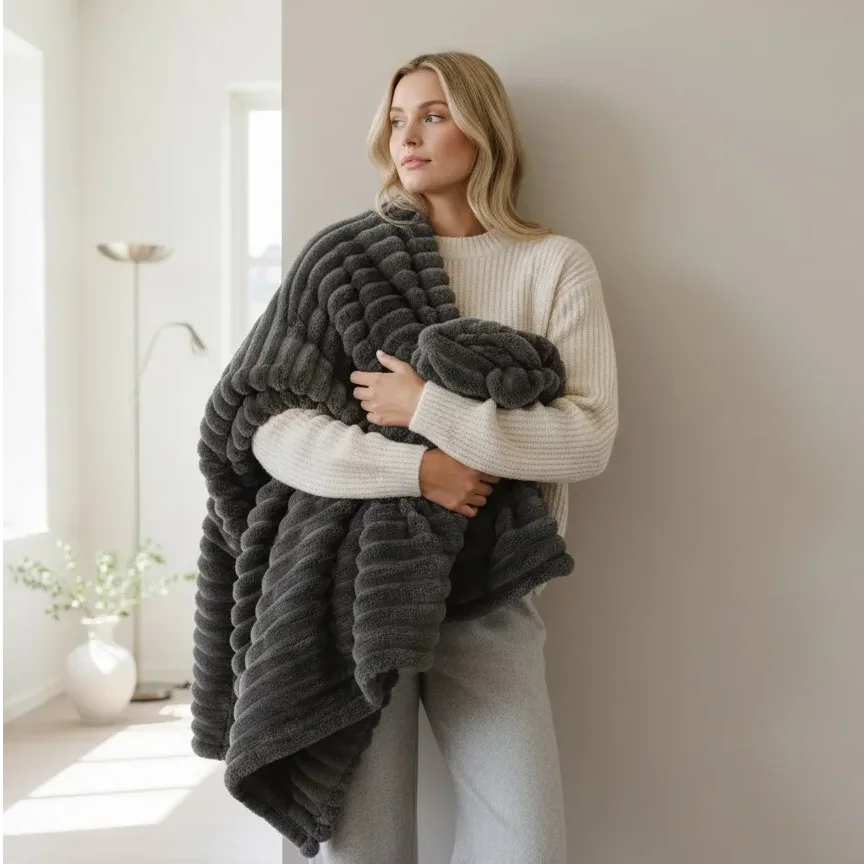 Pläd Cozy - Kosta Linnewäfveri