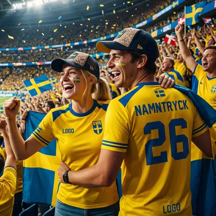 Sverigetröja med egen logo