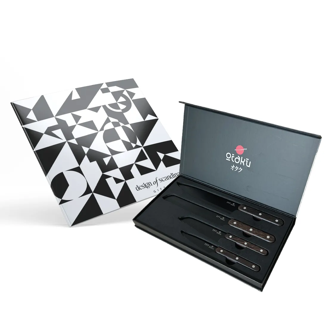 Design of Scandinavia Giftcard + Knivset med fyra knivar från Otaku