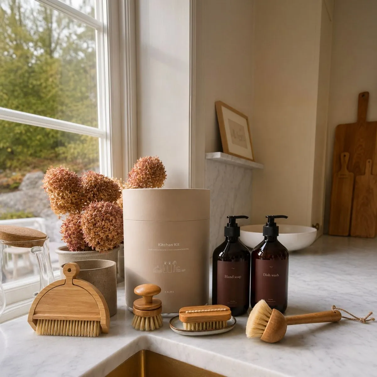 Kalma Kitchen Kit – borstar och pumpar för köket